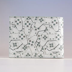 Game Controller Pattern Short Wallet with Card Slots