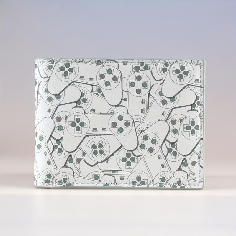 Game Controller Pattern Short Wallet with Card Slots