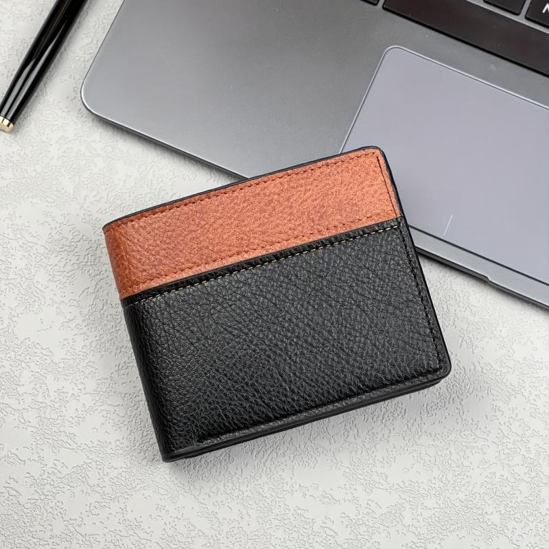 Men's Short Wallet with Business Card Holder