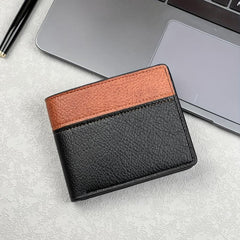 Men's Short Wallet with Business Card Holder