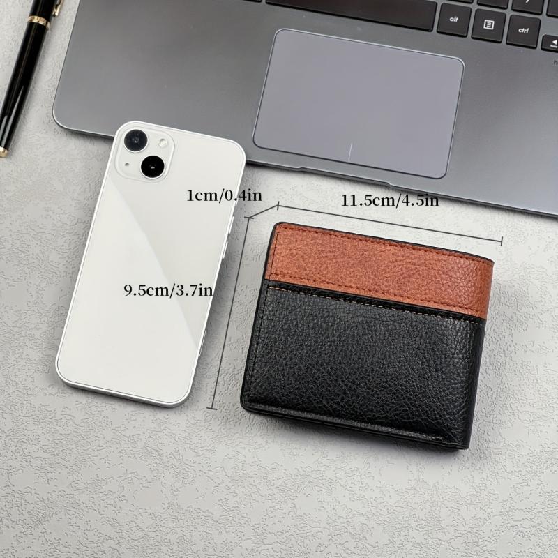 Men's Short Wallet with Business Card Holder