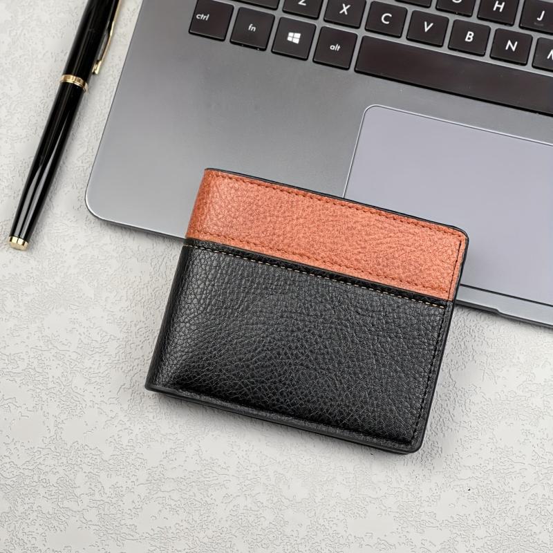 Men's Short Wallet with Business Card Holder
