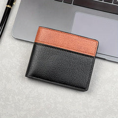 Men's Short Wallet with Business Card Holder