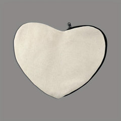 Love Heart Shaped Canvas Clutch Bag DIY Crafts