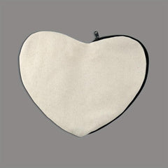 Love Heart Shaped Canvas Clutch Bag DIY Crafts