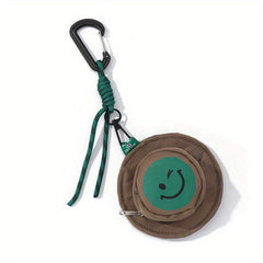 Mini Round Bag with Lanyard | Coin Case Earphone Holder