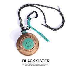 Mini Round Bag with Lanyard | Coin Case Earphone Holder
