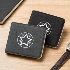 Men's Business Star Print Wallet with Card Slot