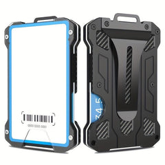 Men's RFID Blocking Metal Card Holder with ID Slot