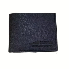 Men's PU Leather Short Wallet Money Clip Wallet