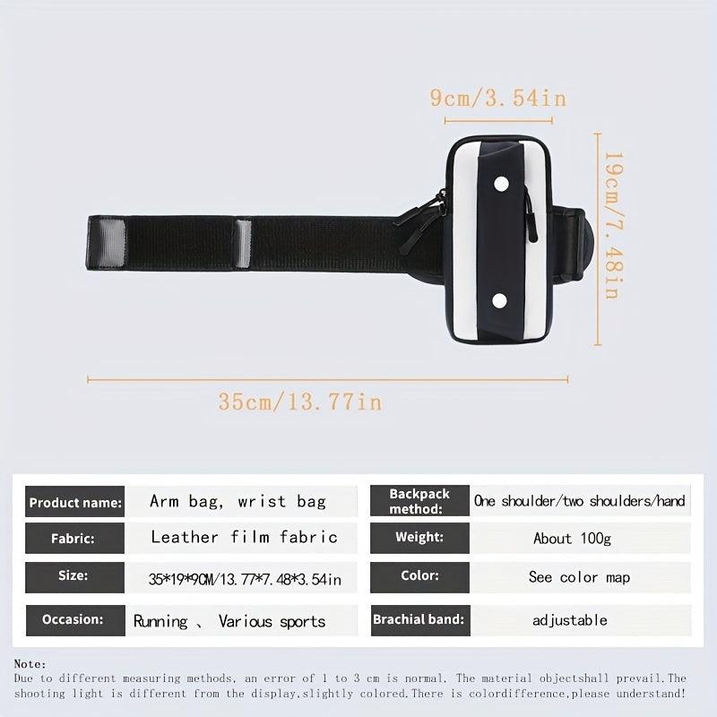 Sports Mobile Phone Arm Bag for 6-8in Phone - Running & Fitness