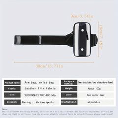 Sports Mobile Phone Arm Bag for 6-8in Phone - Running & Fitness
