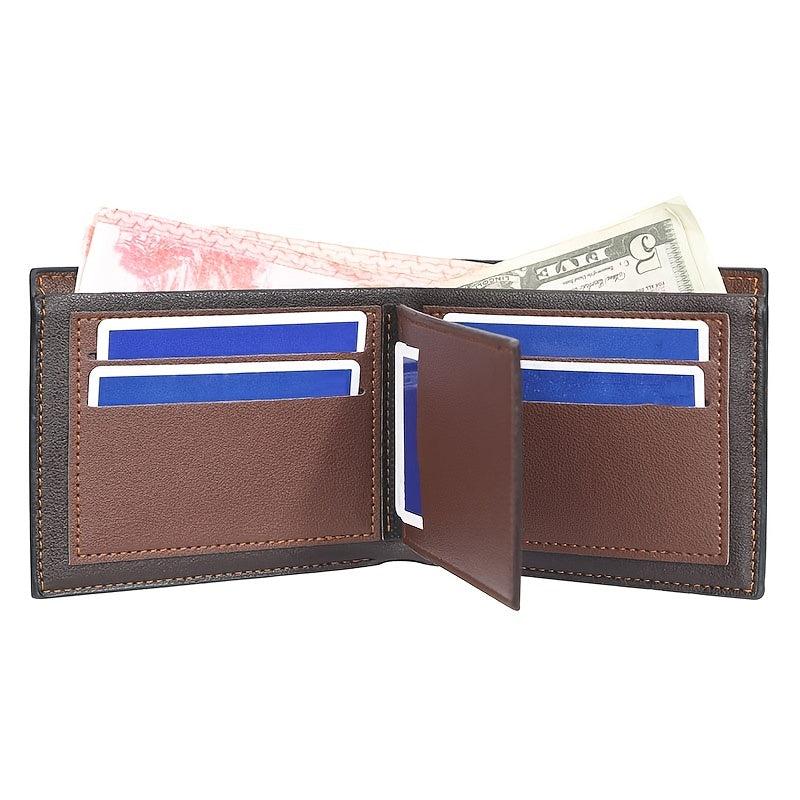 Men's Short Card Holder Wallet Coin Purse