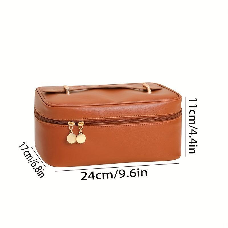 Minimalist Zipper Makeup Bag Versatile Storage Travel Toiletry Wash Bag