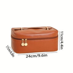 Minimalist Zipper Makeup Bag Versatile Storage Travel Toiletry Wash Bag