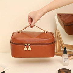 Minimalist Zipper Makeup Bag Versatile Storage Travel Toiletry Wash Bag