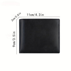 RFID Blocking Leather Wallet For Men Bifold Top Flip Extra Capacity