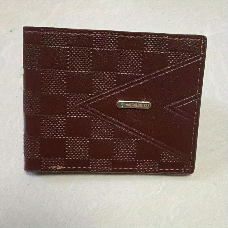 Men's Short Business Wallet Horizontal Card Holder