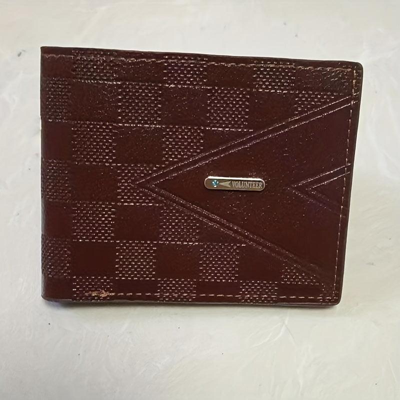 Men's Short Business Wallet Horizontal Card Holder