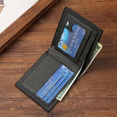 Men's Short Business Wallet Horizontal Card Holder