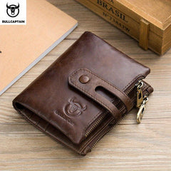 Men's Leather Wallets Large Capacity card Slot Credit Card Wallets Personalized