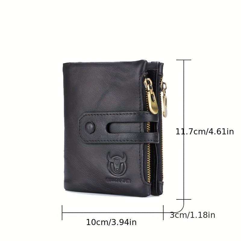 Men's Leather Wallets Large Capacity card Slot Credit Card Wallets Personalized