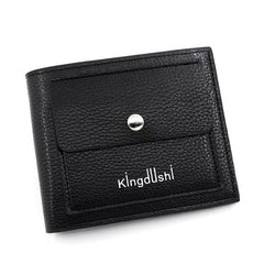 Men's Retro PU Leather Short Wallet With Card Slots