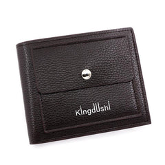 Men's Retro PU Leather Short Wallet With Card Slots