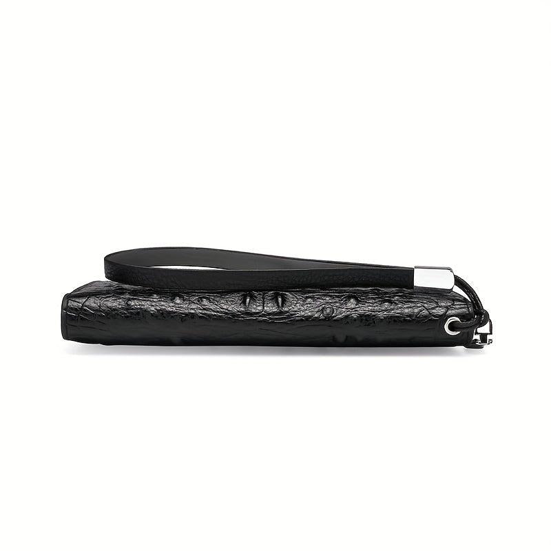 Crocodile Pattern Long Zipper Clutch Handbag