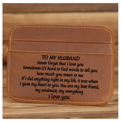 Men's Vintage Leather Card Holder Money Clip