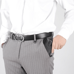 Men's Leather Card Holder Zipper Wallet Coin Purse