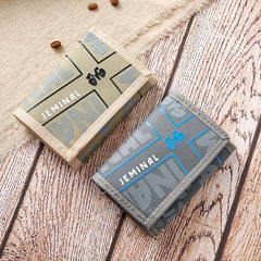 Men's Letter Print Wallet Thin Coin Purse