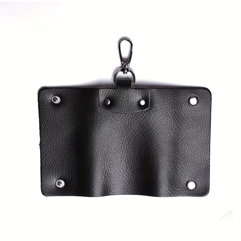 Leather Key Case Hasp Key Bag