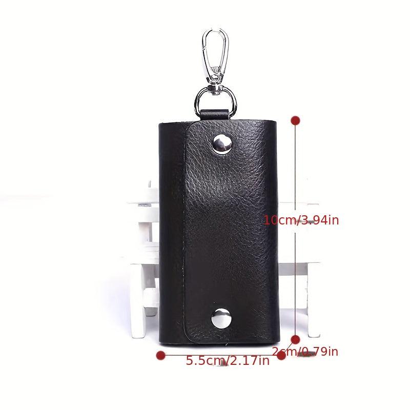 Leather Key Case Hasp Key Bag