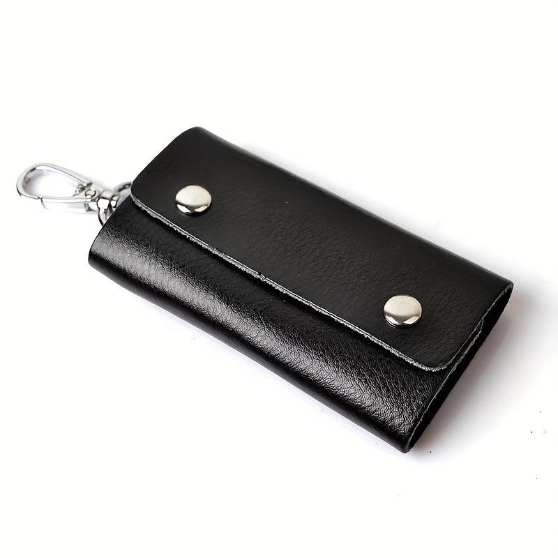 Leather Key Case Hasp Key Bag
