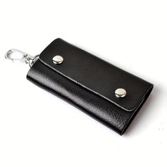 Leather Key Case Hasp Key Bag