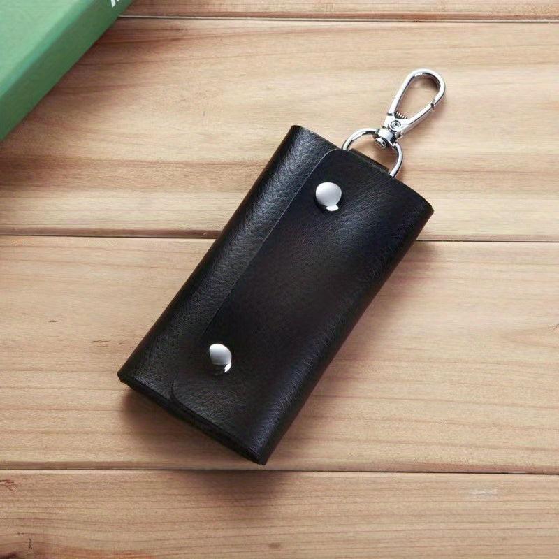 Leather Key Case Hasp Key Bag