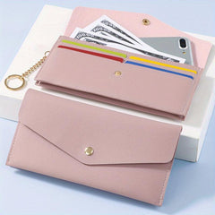 Men's Long Wallet Clutch with Card Holder Mobile Phone Bag