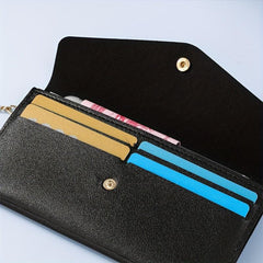 Men's Long Wallet Clutch with Card Holder Mobile Phone Bag