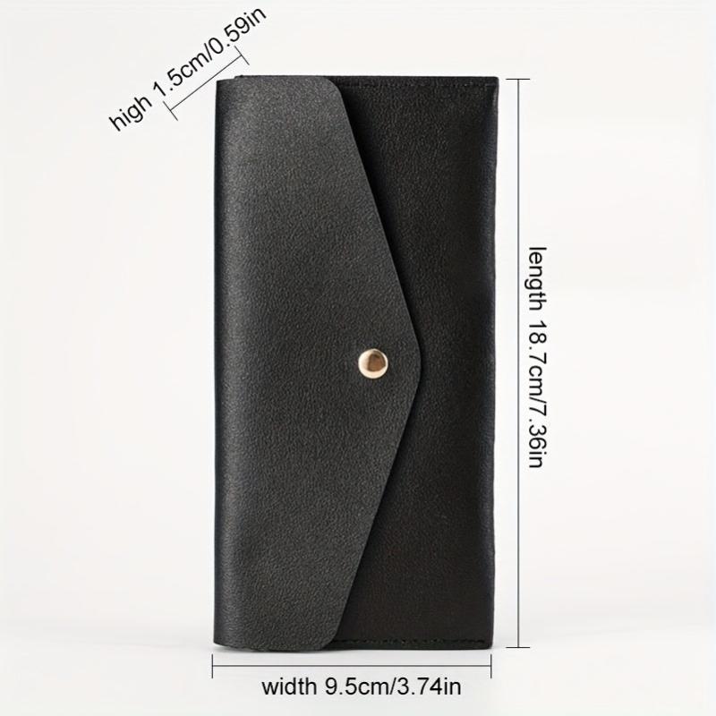 Men's Long Wallet Clutch with Card Holder Mobile Phone Bag