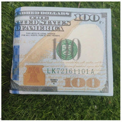 Men's Slim Dollar Wallet Credit Card Holder Funny PU Leather Wallet
