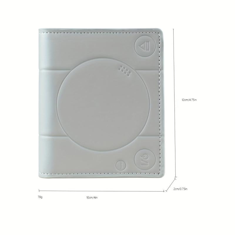 Classic Vertical Multifunctional Men's Wallet Game Console Shape