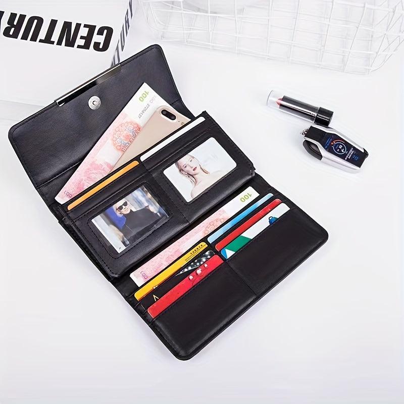 Reflective Trifold Wallet with Coin Purse