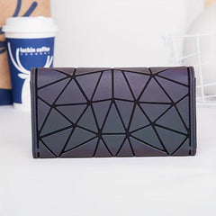 Reflective Trifold Wallet with Coin Purse