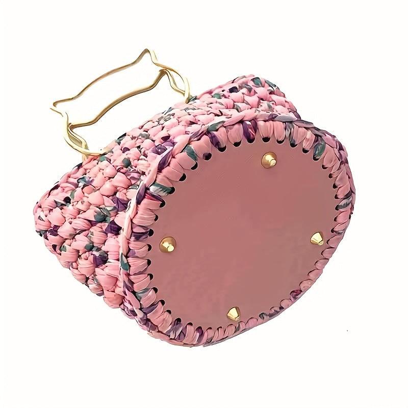 Bag Bottom PU Leather For DIY Knitting Bag