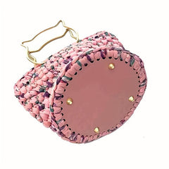 Bag Bottom PU Leather For DIY Knitting Bag