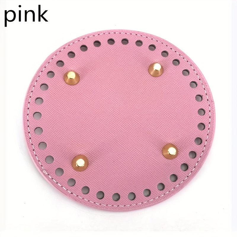 Bag Bottom PU Leather For DIY Knitting Bag
