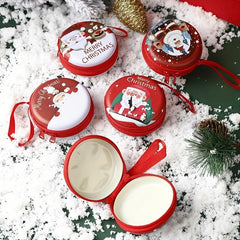 2pcs Christmas Gift Random Round Cartoon Coin Purse Storage Bag