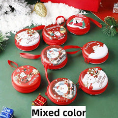 2pcs Christmas Gift Random Round Cartoon Coin Purse Storage Bag