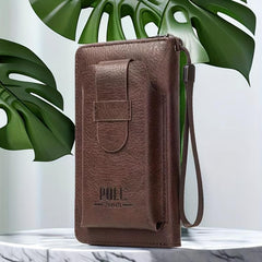 Men's Long Wallet Handbag Card Holder Wallet Large Capacity Card Bag